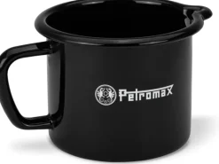 Petromax Emaille Milchtopf Schwarz 1,4 l