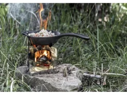 Petromax Feuerpfanne FP15H-T Schwarz mit Stiel Gusseisen Ø 15 cm