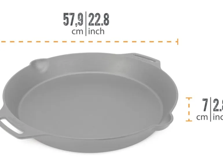 Petromax Feuerpfanne FP50H-T Schwarz mit 2 Henkeln Gusseisen Ø 50 cm