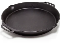 Petromax Feuerpfanne FP40H-T Schwarz mit 2 Henkeln Gusseisen Ø 40 cm
