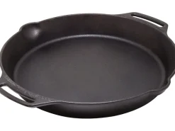 Petromax Feuerpfanne FP35H-T Schwarz mit 2 Henkeln Gusseisen Ø 35 cm