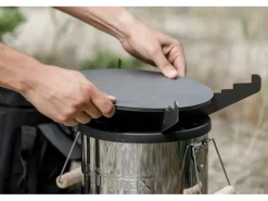 Petromax Grillplatte mit Kochkreuz für Raketenofen