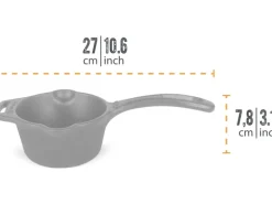 Petromax Gusseiserner Saucentopf Schwarz