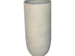 Pflanzgefäß Poroso 35,5 cm x 35,5 cm x 69 cm Grau