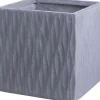 Pflanzgefäß Rodez 50 cm x 50 cm x 50 cm Hellgrau