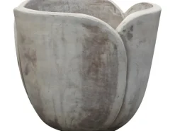 Pflanzgefäß Tulpenform Terrakotta Ø 33 cm Braun