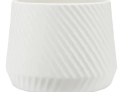 Pflanztopf Ø 23 cm Weiß Dolomit