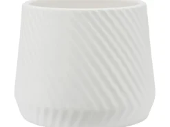 Pflanztopf Ø 17,5 cm Weiß Dolomit