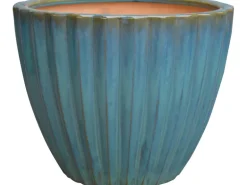 Pflanztopf 30 cm x Ø 36 cm Hellblau