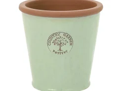 Pflanztopf Country Garden Pottery Keramik Grün-Beige 38 cm x 35 cm