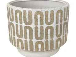 Pflanztopf Keramik Ø 14 cm Beige-Braun