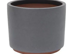 Pflanztopf Keramik Anthrazitschwarz 39 cm x 32 cm x 32 cm