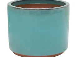 Pflanztopf Keramik Grün-Blau 39 cm x 39 cm x 32 cm