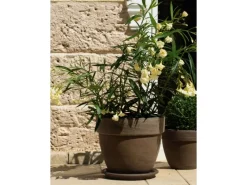 Pflanztopf Levante Ø 35 cm Basalt