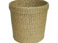 Pflanztopf Seegras mit PET-Einsatz Ø 29 cm x 28 cm Hellbraun