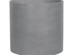 Pflanztopf Zylinder Ø 39,5 cm x 39,5 cm Dunkelgrau