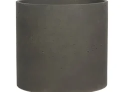 Pflanztopf Zylinder Ø 39,5 cm x 39,5 cm Schwarz