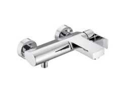 pianura Badewannen-Einhebelmischer Aufputz Giulia mit Brauseanschluss in Chrom