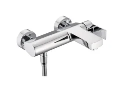 pianura Badewannen-Einhebelmischer Aufputz Giulia mit Brauseanschluss in Chrom