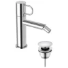 pianura Bidet-Einhebelmischer Stella 5L mit Pop Up Ablaufventil in Chrom