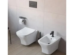 pianura Bidet-Einhebelmischer Giulia 5L ohne Ablaufgarnitur in Schwarz Matt