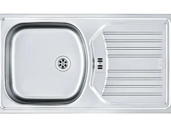 pino Eckküche 440 cm Weiß Hochglanz Anschlag rechts Arbeitsplatte Beton Grafit