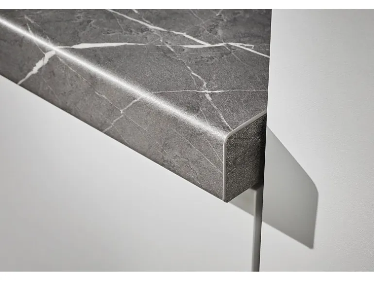 pino Küchenzeile 180 cm Lichtgrau Anschlag rechts 1 Geräteschrank