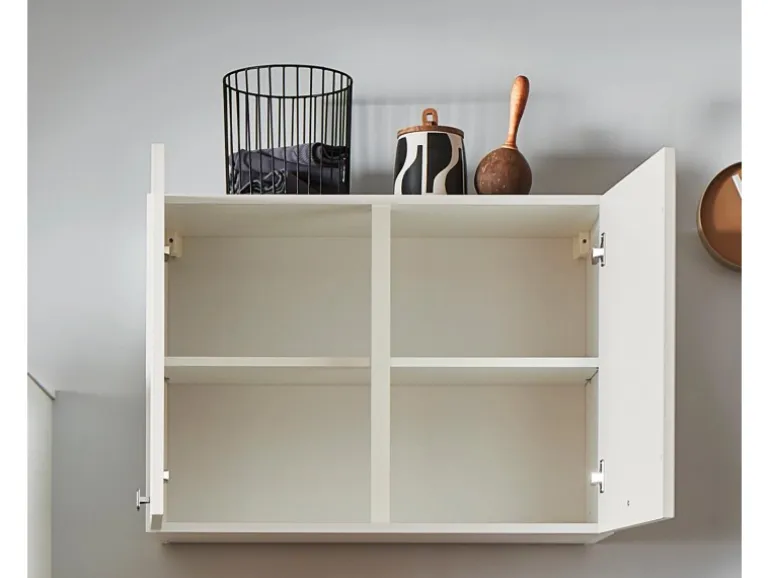 pino Küchenzeile 360cm Kaschmirgrau Matt Anschlag R 1 Geräte-, 1Apothekerschrank