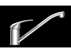 pino Küchenzeile 300cm Weiß Hochglanz Anschlag L 1 Geräte-, 1 Apothekerschrank