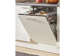 pino Küchenzeile 300cm Weiß Hochglanz Anschlag L 1 Geräte-, 1 Apothekerschrank