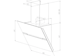 PKM Dunstabzugshaube 9080 BZ + Schwarz