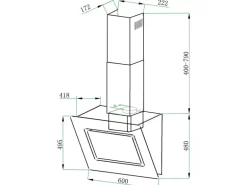 PKM Dunstabzugshaube 9040/60BZ EEK: A