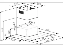 PKM Dunstabzugshaube GS1-60CIXPH EEK: B
