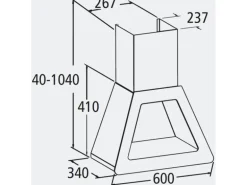 PKM Dunstabzugshaube P1-60BBTX EEK: B