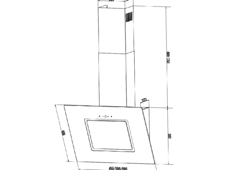 PKM Dunstabzugshaube S26-50 BTY EEK: B