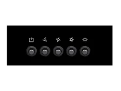 PKM Dunstabzugshaube S22-45BBPY Schwarz