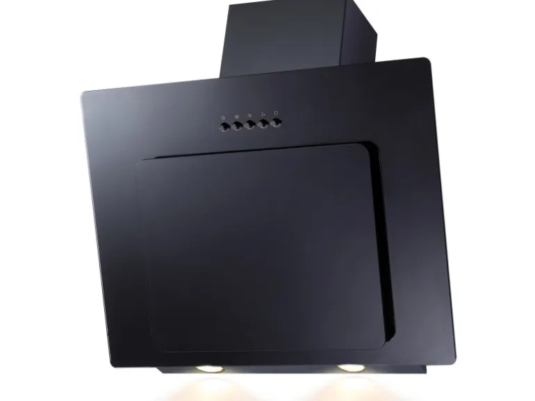 PKM Dunstabzugshaube 9039X kopffrei Schwarz Glas 60 cm EEK: A