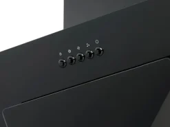 PKM Dunstabzugshaube 9039X kopffrei Schwarz Glas 60 cm EEK: A