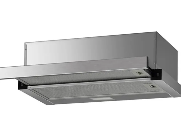 PKM Einbau-Dunstabzugshaube FS1-60BSPY ausziehbar Edelstahl EEK: B