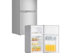 PKM Kühl-Gefrierkombination GK88 EIX Inox