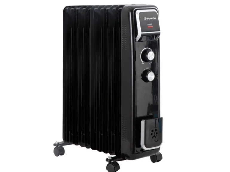 PowOn Ölradiator 1000-2500 Watt 11 Rippen mit Wäschetrockner & Luftbefeuchter