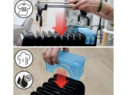 PowOn Ölradiator 1000-2500 Watt 11 Rippen mit Wäschetrockner & Luftbefeuchter