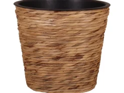 PP-Übertopf mit Wasserhyazinthe Ø 30 cm x 26 cm Natur