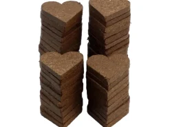 Proflora Quelltabletten torffreie Kokos-Anzuchterde Herzen (50 Tabs)