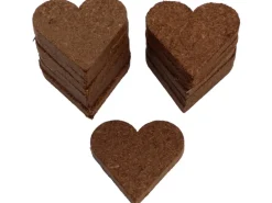 Proflora Quelltabletten torffreie Kokos-Anzuchterde Herzen (12 Tabs)