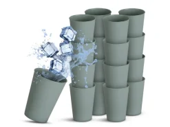 ProHome Becher Kunststoff Grün 0,2 Liter 16er Pack