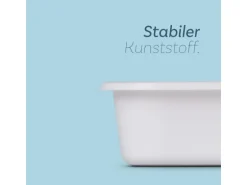 ProHome Besteckkasten 33,5 x 26 x 4,5 cm Weiß