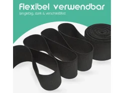 ProHome Gummiband 2,5 m x 2,0 cm Schwarz