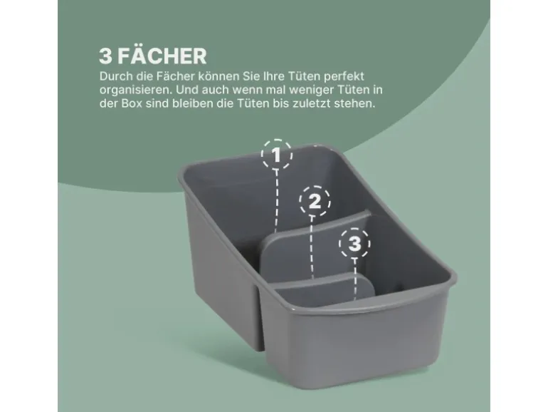 ProHome Küchenorganizer Gewürze & Tüten Anthrazit 1er Pack