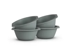 ProHome Kunststoff Schüssel BPA Frei 1,55 x 6 cm Grün 4er Pack